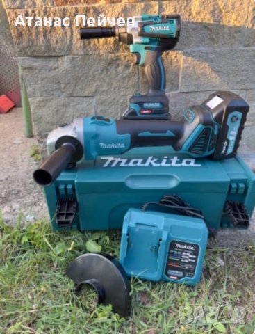 Промо комплект: Ударен Гайковерт/Винтоверт 24V 6Ah Makita 850N/m + Aкумулаторен ъглошлайф Makita 24V, снимка 3 - Винтоверти - 42441720