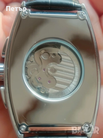 Мъжки автоматичен часовник Moon Phase / Skeleton, снимка 5 - Мъжки - 53689357