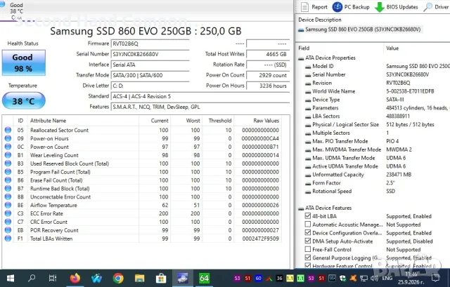 Lenovo PC: Офис 4 Q9300,12GB DDR3 , SSD 250GB Evo, 6450 2GB GDDR3, снимка 4 - Работни компютри - 55967253
