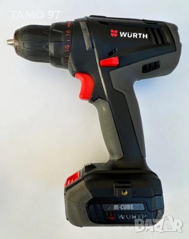 Wurth ABS 12 COMPACT M-Cube - Акумулаторен винтоверт 2x12V 2.0Ah, снимка 2 - Винтоверти - 51501465