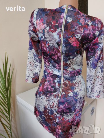 Люлякова рокля, снимка 3 - Рокли - 40406328