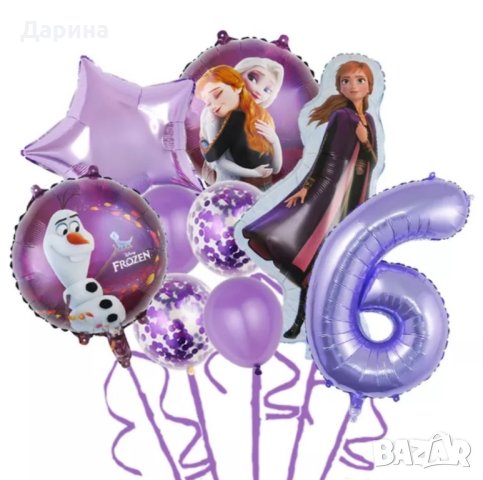 Парти сет балони Замръзналото кралство , снимка 6 - Други - 40318459