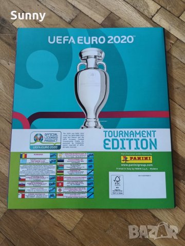 Panini UEFA EURO 2020 албум със стикери official licensed евро 2020, снимка 2 - Фен артикули - 41679194