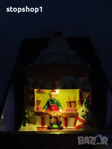 Magic Village лед коледна къща Christmas светеща ICE Cream , снимка 2 - Декорация за дома - 48015354