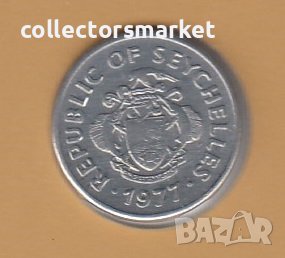 1 цент 1977, Сейшели, снимка 2 - Нумизматика и бонистика - 38644106