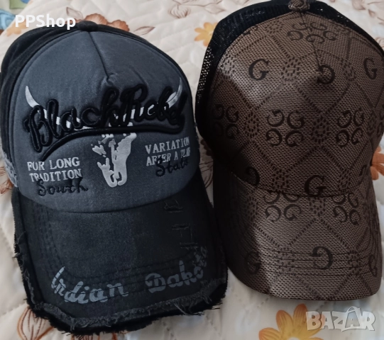 2бр. !НОВИ! Шапки с козирка