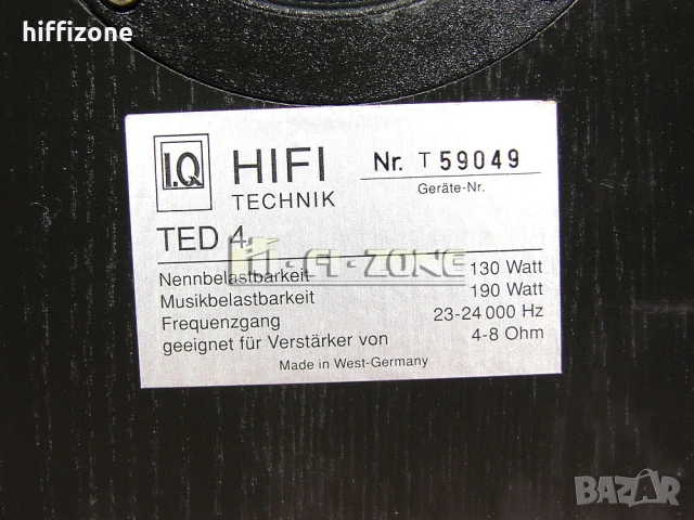 Тонколони   I.Q ted 4 /1 , снимка 10 - Тонколони - 53562437