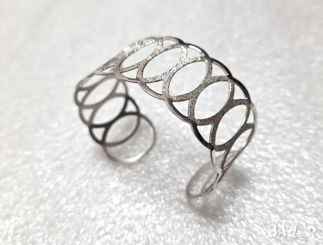 Като нова! Сребърна Гривна ITALY (проба 925)-10.18 грама, снимка 2 - Гривни - 47981911