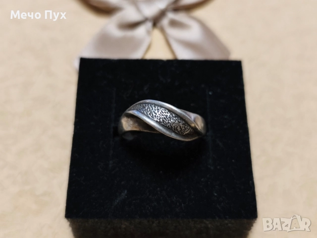 Сребърен пръстен (294), снимка 3 - Пръстени - 52298413