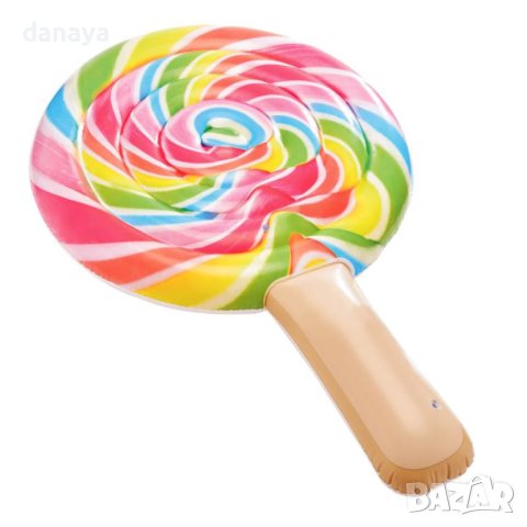 3844 Надуваем дюшек Близалка Lollipop Intex, 208 cm, снимка 4 - Надуваеми легла - 41478467