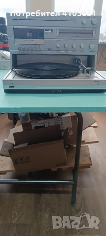 грамофон фм тюнер касетофон, снимка 2 - Радиокасетофони, транзистори - 52549283