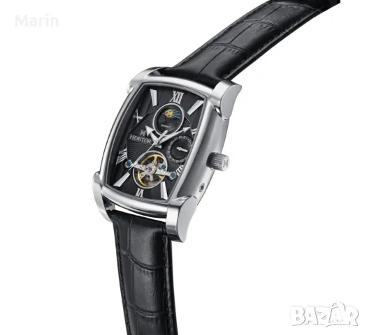 Оригинален нов автоматичен часовник Heritor Valentin, снимка 2 - Мъжки - 56202272