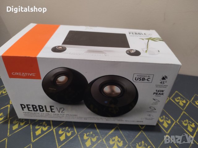 Creative Pebble V2, Черен /Аудио Продукти На Creative Labs/12 м.гар, снимка 2 - Тонколони - 41870889