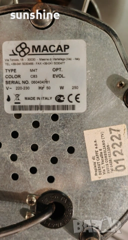 Made in ITALY * ХРОМ * Профисионална Кафемелачка Macap M4T таймер 58мм, снимка 4 - Кафемашини - 53623932