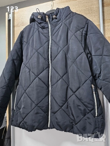 Дамско зимно яке черно, снимка 2 - Якета - 52410930