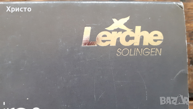 нож и ножица комплект Лерхе Lerche Солинген Solingen с 24 карата златно покритие и китайски лак,, снимка 12 - Антикварни и старинни предмети - 36132439