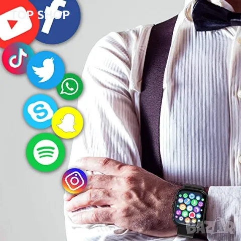 Нов Смарт часовник Фитнес гривна Тракер на активност, сън , монитор, снимка 6 - Смарт гривни - 49339221