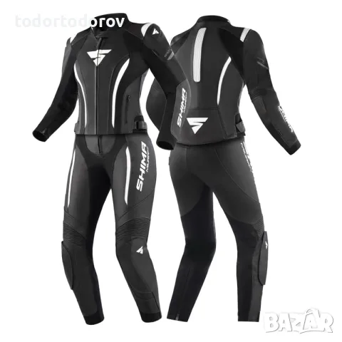 Дамски кожен мото екип SHIMA MIURA RS BLK/WHT,размер 36-S,2части 749 €
