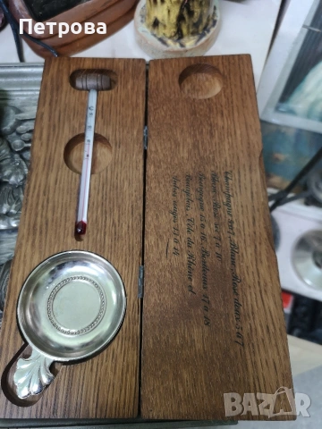 виномер в дървена кутия 