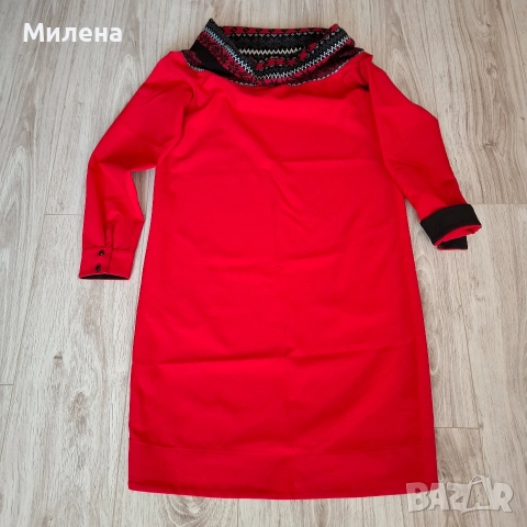 Дамска спортно-елегантна рокля - M, снимка 6 - Рокли - 31239978