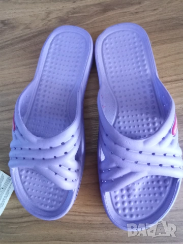 Нови дамски джапанки № 38, стелка 24см лилави, снимка 2 - Джапанки - 53831614