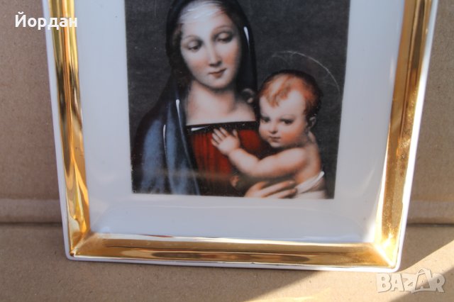 Френска порцеланова икона ''Limoges'', снимка 3 - Колекции - 41808114