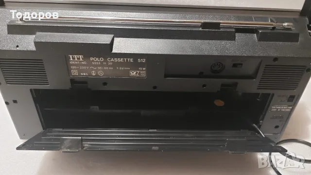 ITT Polo Cassette 512 Stereo Radio Cassette Recorder , снимка 9 - Радиокасетофони, транзистори - 56238242