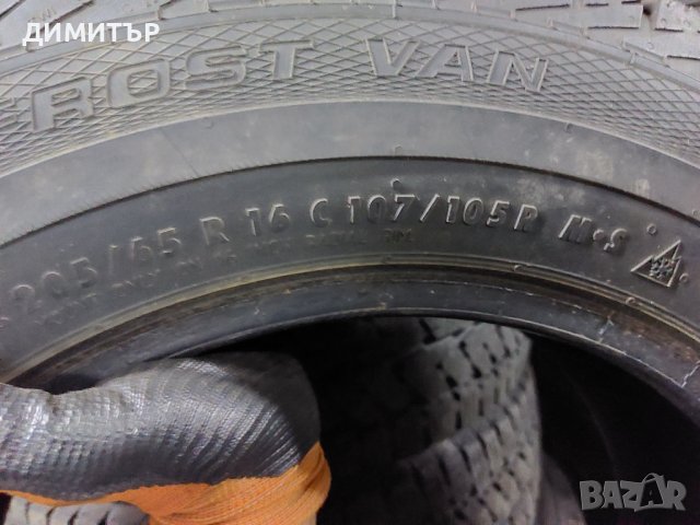 4бр.зимни GISLAVED 205/65/16C 107R DOT 2618, снимка 5 - Гуми и джанти - 39102494