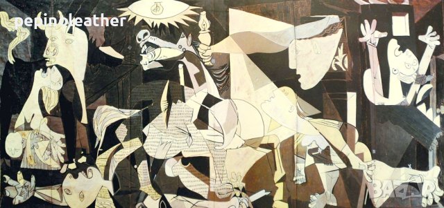 GUERNICA 1937 на Pablo Picasso НОВ Гоблен 43 см / 20 см, снимка 1 - Гоблени - 38869633