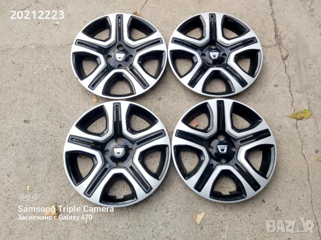 4 броя Оригинални тасове за Dacia Sandero 16, снимка 3 - Аксесоари и консумативи - 47903332