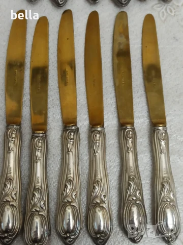 Сребърни стари прибори Солинген комплект , снимка 12 - Антикварни и старинни предмети - 50576022