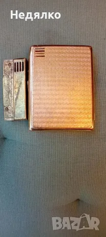 Стара позлатена табакера със запалка Москва, снимка 9 - Антикварни и старинни предмети - 47685183