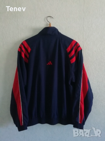 Adidas Vintage оригинално мъжки ретро яке горнище Адидас размер L/XL , снимка 2 - Спортни дрехи, екипи - 52897220