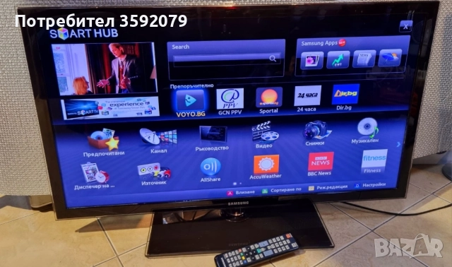 Телевизор Samsung 40" Full HD LED Smart TV, снимка 5 - Телевизори - 52282971