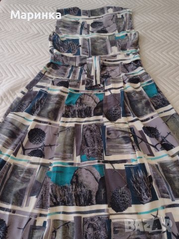Страхотна лятна рокля от истинска коприна в перфектно състояние., снимка 3 - Рокли - 41958008