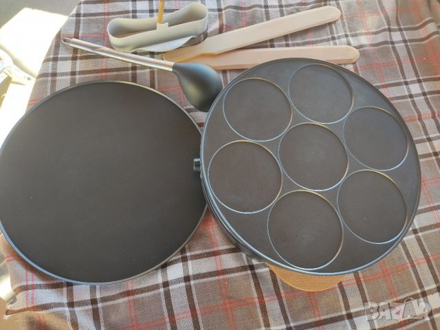 Уред за палачинки Lagrange Crepe Pan, 1500 W, снимка 6 - Гофретници - 39753016
