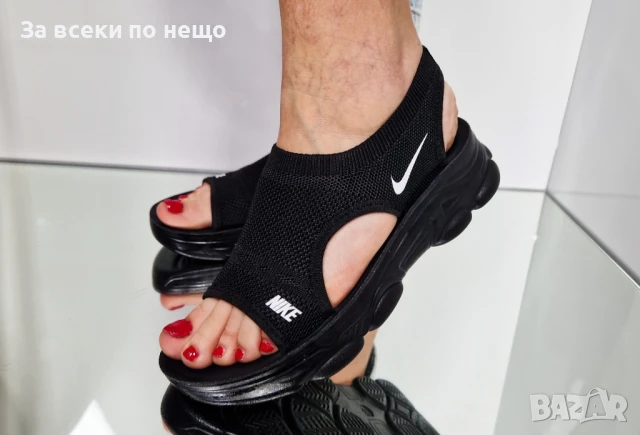 Nike Дамски Черни Спортни Ежедневни Сандали Найк От 36 До 41 Номер Код P841, снимка 2 - Сандали - 50834836