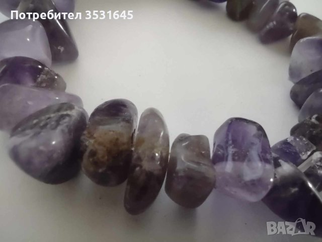 Гривна от естествен Аметист, снимка 4 - Гривни - 42514710