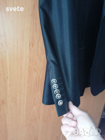 Мъжки костюм в три части сатен , снимка 3 - Костюми - 36379199