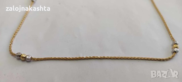 Ново Златно колие-4,33гр/14кр, снимка 4 - Колиета, медальони, синджири - 41896492