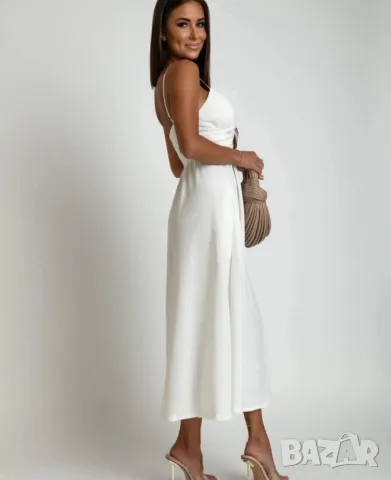 рокли с миди дължина , снимка 9 - Рокли - 50428066