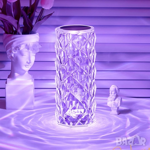 Настолна LED лампа Rose Diamond, снимка 2 - Настолни лампи - 52071879
