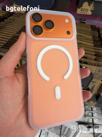 iPhone 17,iPhone 17 Pro,iPhone 17 Pro Max матиран силикон с MAGSAFE, снимка 14 - Калъфи, кейсове - 53238065