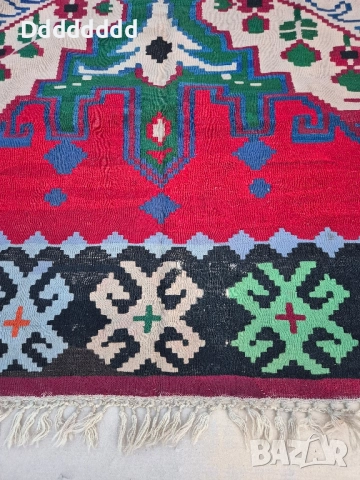 Стар Пиротски килим, снимка 8 - Антикварни и старинни предмети - 51837137