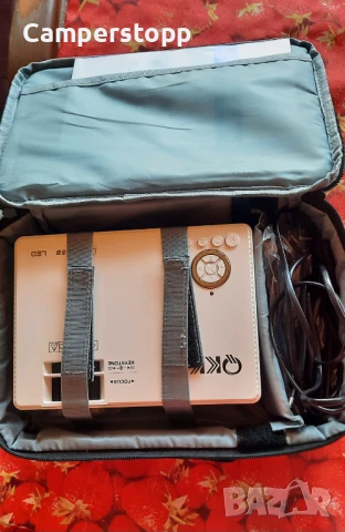 QKK Beamer Ak-80 LED 1080p Projektor 70 Zoll HD, снимка 2 - Плейъри, домашно кино, прожектори - 50961027