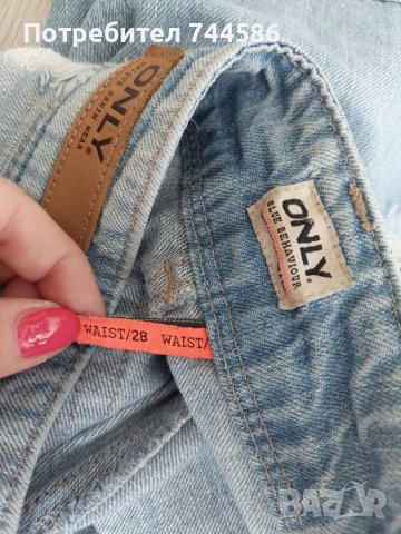 Дамски къси дънки Only, снимка 6 - Дънки - 41421307