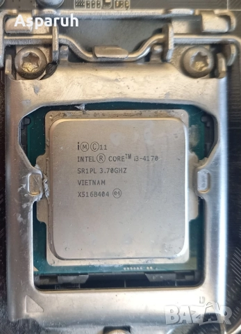 Оборудвано дъно Gigabyte GA-H81M-S2PV с i3 4170 и 8gb RAM, снимка 3 - Дънни платки - 52012349