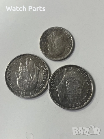 Сребърни монети 1 лев 1910 и 50 стотинки, снимка 7 - Нумизматика и бонистика - 52010555