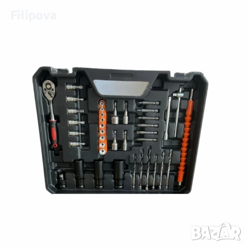 Акумулаторен Ударен Гайковерт KRAFT ROYAL 36V, 8Ah + 35 Части, снимка 4 - Други инструменти - 50622403