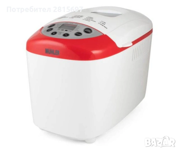 Професионална хлебопекарна MÜHLER с две бъркалки, различни цветове, снимка 7 - Хлебопекарни - 53480089